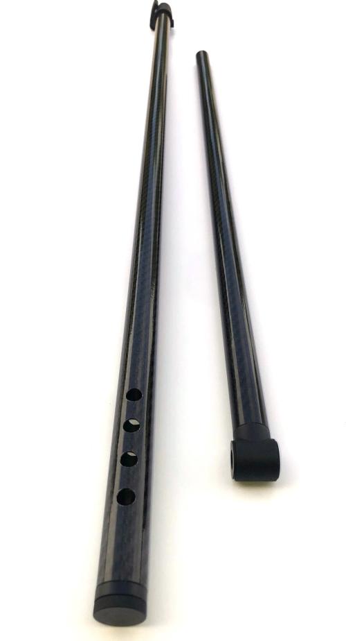 Minelab Equinox 600/800 "Counterweight-Ready" Complete Carbon-Fiber Shaft System
